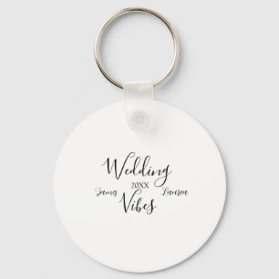 PORTE-CLÉS VIBES DE MARIAGE NOM DU COUPLE 20XX BEAU COUPLE MA