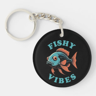 Porte-clés Vibes de poissons - Poisson amusant