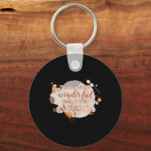 Porte-clés Vibes de saison automnale C'est le moment le plus (Recto)