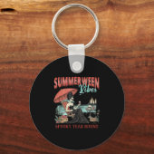 Porte-clés Vibes de Summerween Épouvantail Toute l'Année Fill (Recto)
