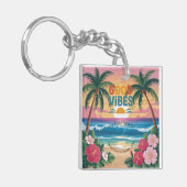 Porte-clés Vibes d'été Carnet tropical (Devant gauche)