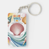 Porte-clés Vibes d'été Carnet tropical (Dos)