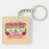 Porte-clés Vibes d'été | Conception des lunettes de soleil de (Dos)