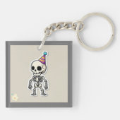 Porte-clés "Vibes d'Halloween funky" (Dos)
