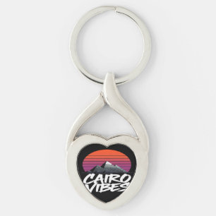 Porte-clés Vibes du Caire Vintage Style de rue égyptien & V