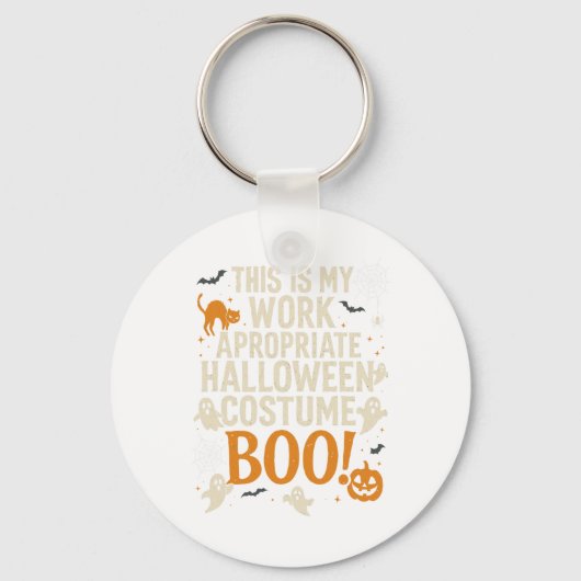 Porte-clés Vibes éffrayantes Retro Ghost Coquette Bow Hallowe (Recto)