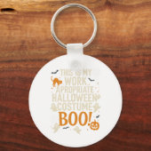 Porte-clés Vibes éffrayantes Retro Ghost Coquette Bow Hallowe (Recto)