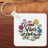 Porte-clés Vibes Positives Uniquement (Recto)