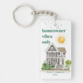 Porte-clés Vibes propriétaire uniquement | Accueil personnali (Devant)