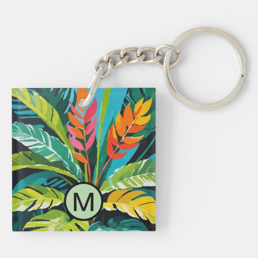 Porte-clés Vibes tropicales (Dos)