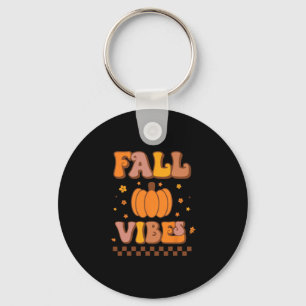 Porte-clés Vibes Vintage Super Automne Saison Retro Thanksgiv