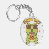 Porte-clés "Vibing & Thriving" (Devant gauche)