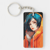 Porte-clés Vibrant Anime Beauté (Devant)