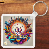 Porte-clés "Vibrant City Notes" (Verso)