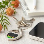 Porte-clés Vibraphone d'égaliseur du battement du noir de (Côté )