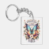 Porte-clés Vibrations d'amour éternel Papillon Art-96281 (Devant gauche)