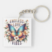 Porte-clés Vibrations d'amour éternel Papillon Art-96281 (Dos)
