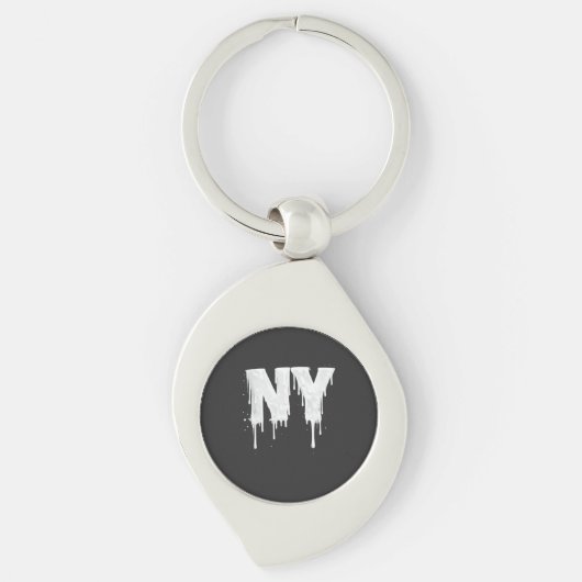 Porte-clés Vibrations des rues de NY (Devant)