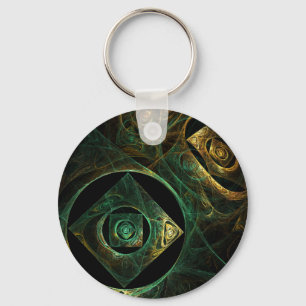 Porte-clés Vibrations magiques Porte - clé d'art Abstrait