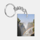 Porte-clés Victoria Falls Rainbow Waterfall Photo (Devant gauche)