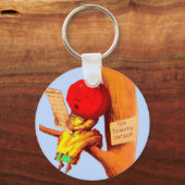 Porte-clés Victorian carte de commerce tomate chef femme (Recto)