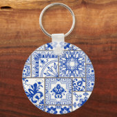 Porte-clés Victorian Majolica : Patchwork Tile Motif. (Verso)
