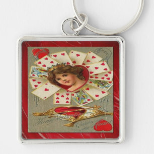 Porte-clés Victorian Valentine The Queen Of Hearts
