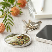 Porte-clés Victorienne hivernale avec des branches saintes da (Côté)