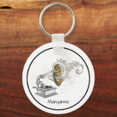 Porte-clés Victrola Swirls Keychain (Recto)