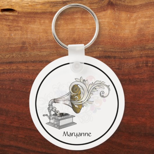 Porte-clés Victrola Swirls Keychain (Recto)