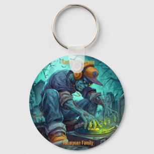 Porte-clés Vidéos de la fête d'Halloween Zombie DJ Rave