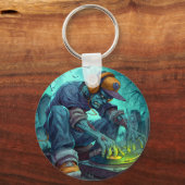 Porte-clés Vidéos de la fête d'Halloween Zombie DJ Rave (Verso)