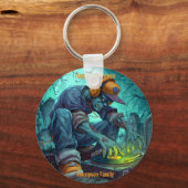 Porte-clés Vidéos de la fête d'Halloween Zombie DJ Rave (Recto)