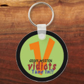 Porte-clés Vidiots V Logo Porte - clé (Recto)