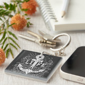 Porte-clés Vie Ancre - Porte - clé marin audacieux (Devant Droit)