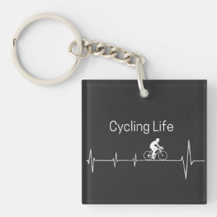Porte-clés Vie cyclable, Heartbeat personnalisable