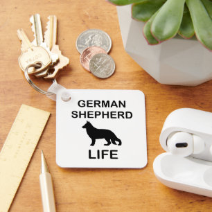 Porte-clés vie de berger allemand