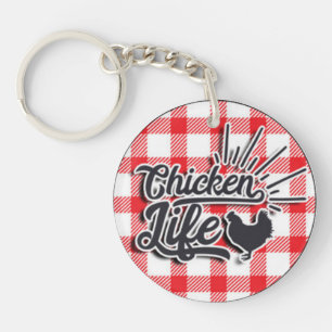 Porte-clés Vie de poulet