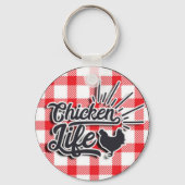 Porte-clés Vie de poulet (Recto)