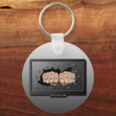 Porte-clés Vie geek (Recto)