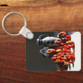 Porte-clés Vie morte avec fraises, pêches et cerises (Verso)