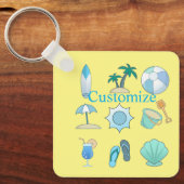 Porte-clés Vie sur la plage Thunder_Cove (Recto)