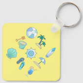 Porte-clés Vie sur la plage Thunder_Cove (Dos)