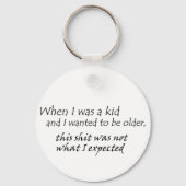 Porte-clés Vieille citation drôle sur la colline hilarante (Recto)