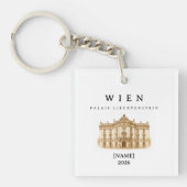 Porte-clés Vienne Palais Liechtenstein | Nom & Année (Devant)