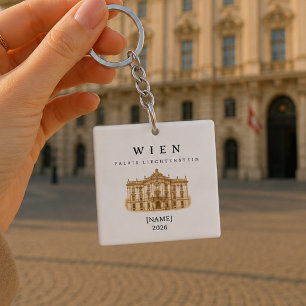 Porte-clés Vienne Palais Liechtenstein Nom & Année