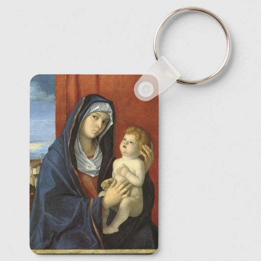 Porte-clés Vierge à l'enfant par Giovanni Bellini (Verso)