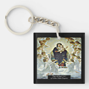 Porte-clés Vierge aux anges Bouguereau