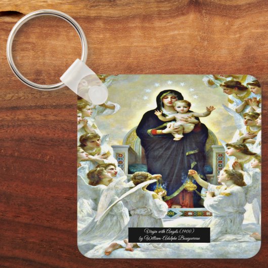 Porte-clés Vierge avec Angels Bouguereau (Recto)
