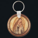 PORTE-CLÉS VIERGE AVEC ENFANT<br><div class="desc">Chef-d'oeuvre de la Renaissance spirituelle et classique du peintre flamand Quentin Massys dans des couleurs brun,  blanc,  jaune or et éclatantes. Huile sur bois avec feuille d'or.</div>